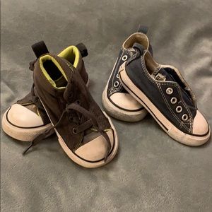 2 pairs of Toddler Converse